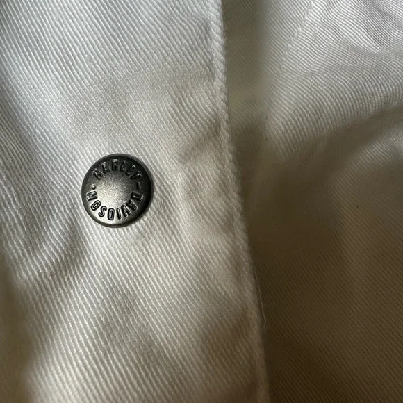 Harley-Davidson Women's White Button Down Shirt Embroidered Tie Front Size M - Picture 6 of 14